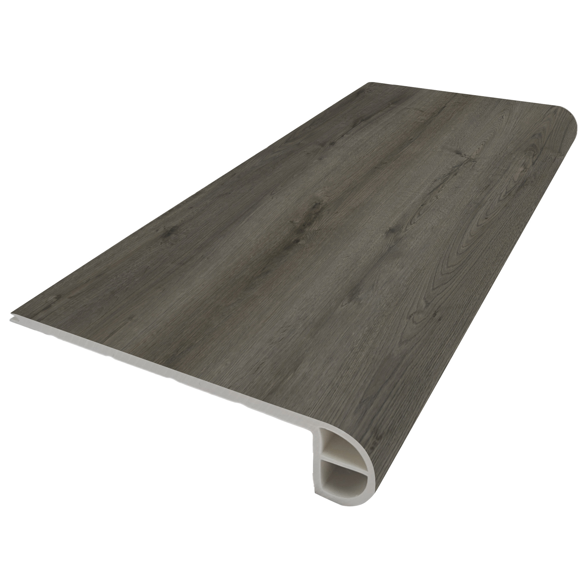 Bambino Series BB-V-S Flush Stair Nose, 94-1/2 in L, 4.34 in W, 0.2 in Thick, SPC, Damier